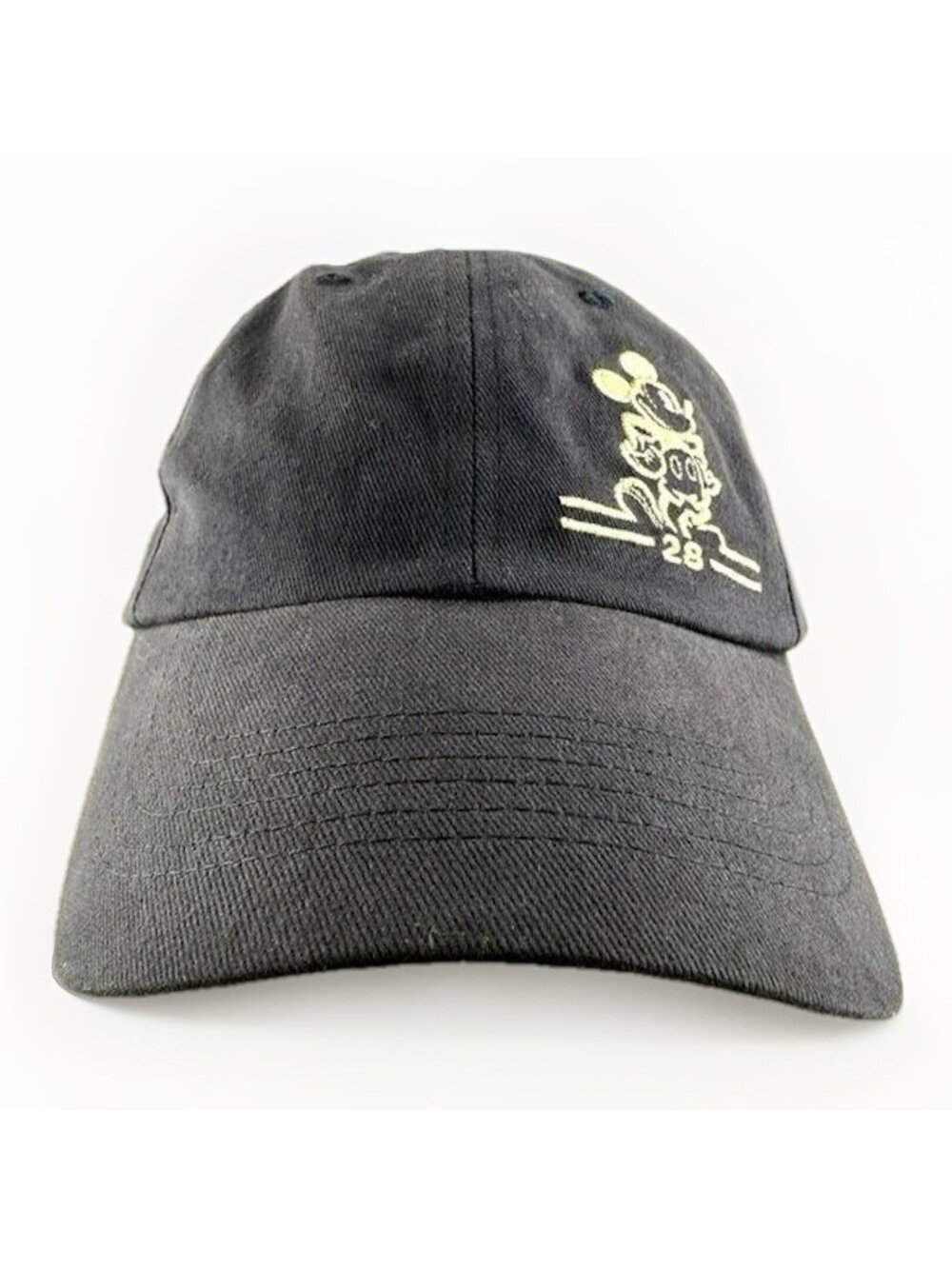 Disney Parks Mickey Mouse 1928 Dad Hat Navy Adjustable Strapback Baseball Cap